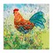 Stupell Industries Cockerel Rooster in Colorful Garden Canvas, design by Clare Tupper